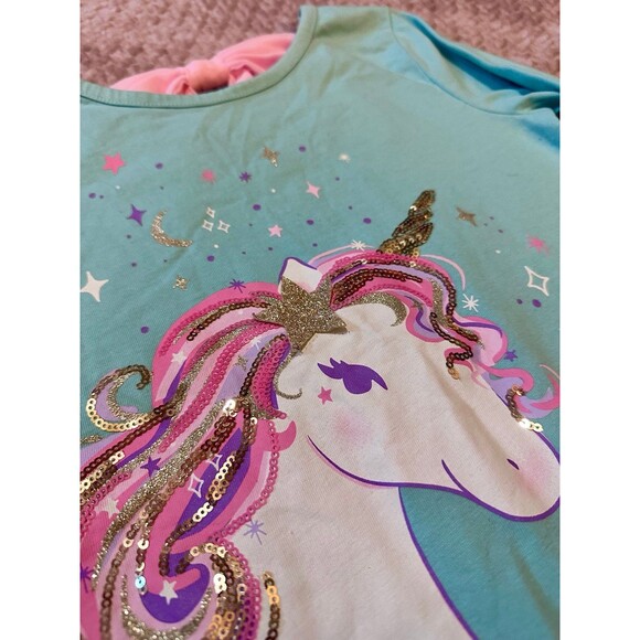 Girl’s Cynthia Rowley Unicorn Shirt Size 7/8 - Picture 10 of 11